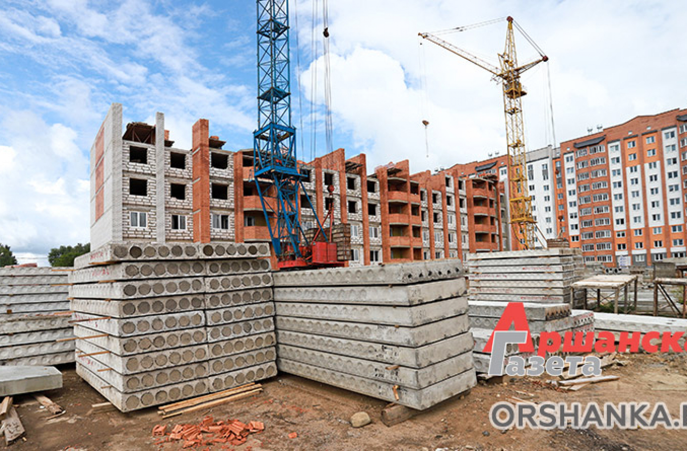 Застройка жилого квартала в районе улиц Владимира Ленина и Виссариона Белинского